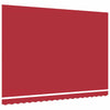 Reserveduk til markise Rød 450 × 300 cm Lerret