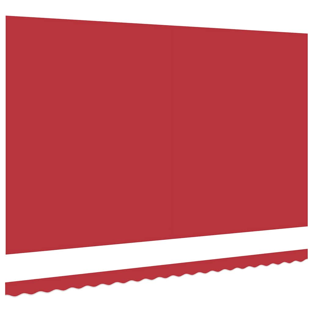 Reserveduk til markise Rød 500 × 350 cm Lerret