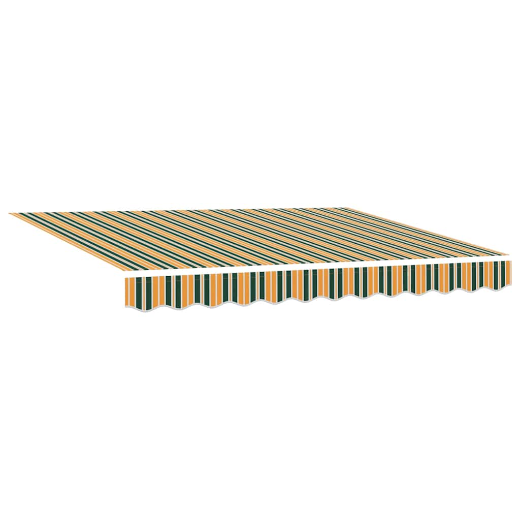 Reserveduk til markise Grønn og gul 300 x 250 cm Lerret