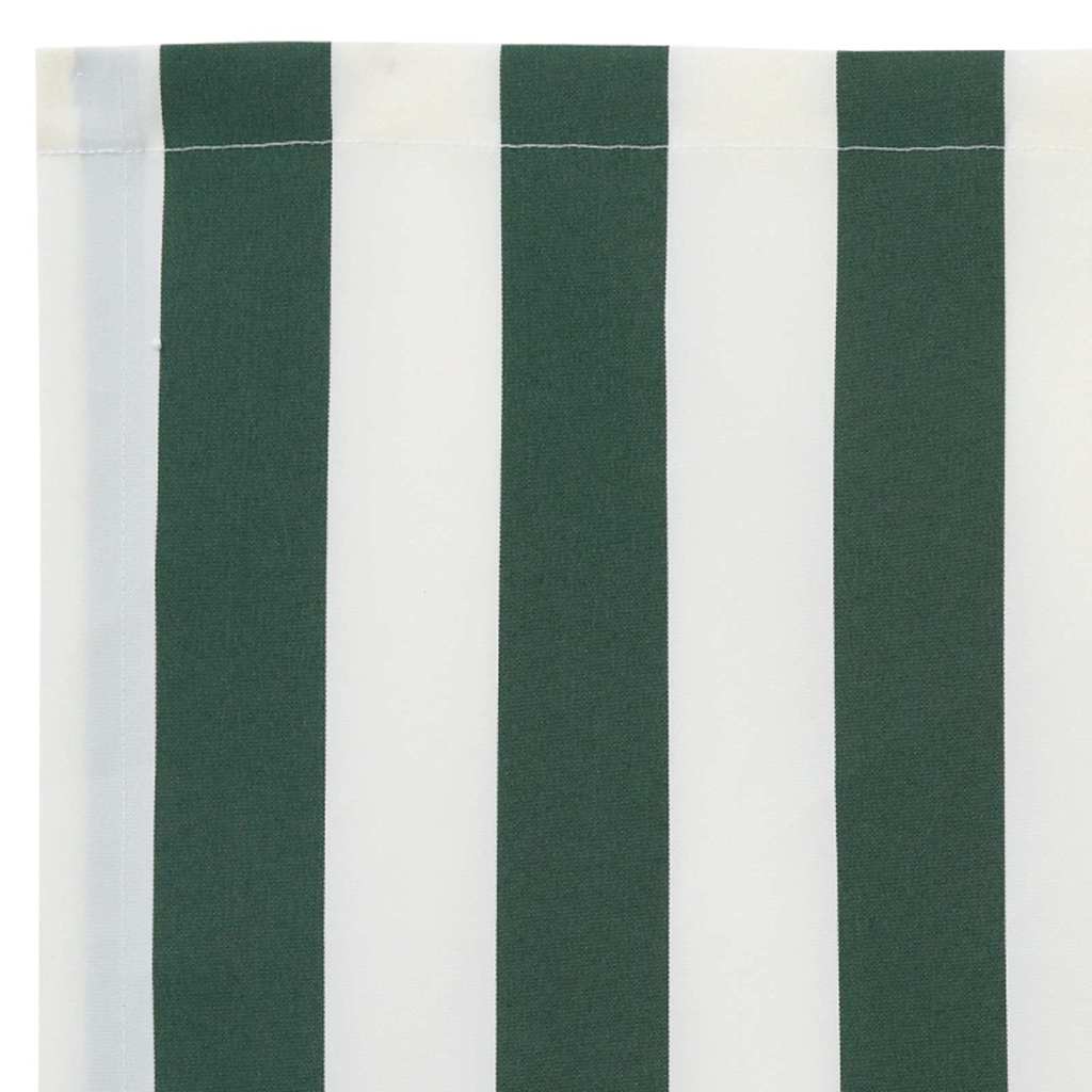 Reserveduk til markise Grønn og hvit 480 x 295 cm Polyester