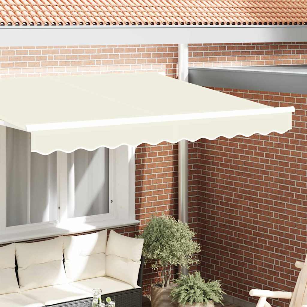 Markisekant erstatning Kremstripe 230 x 20 cm Polyester