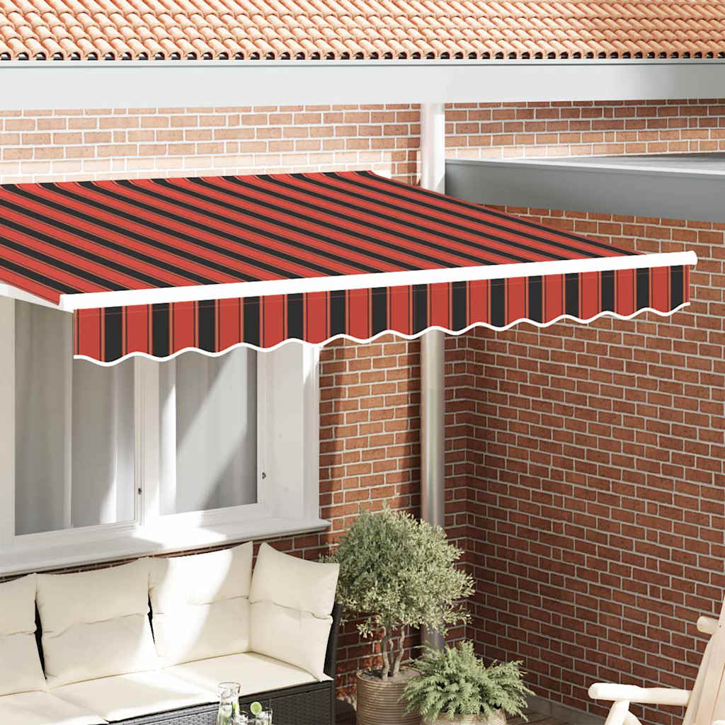 Markisekant erstatning Oransje / svart / gul 2,5 m Polyester