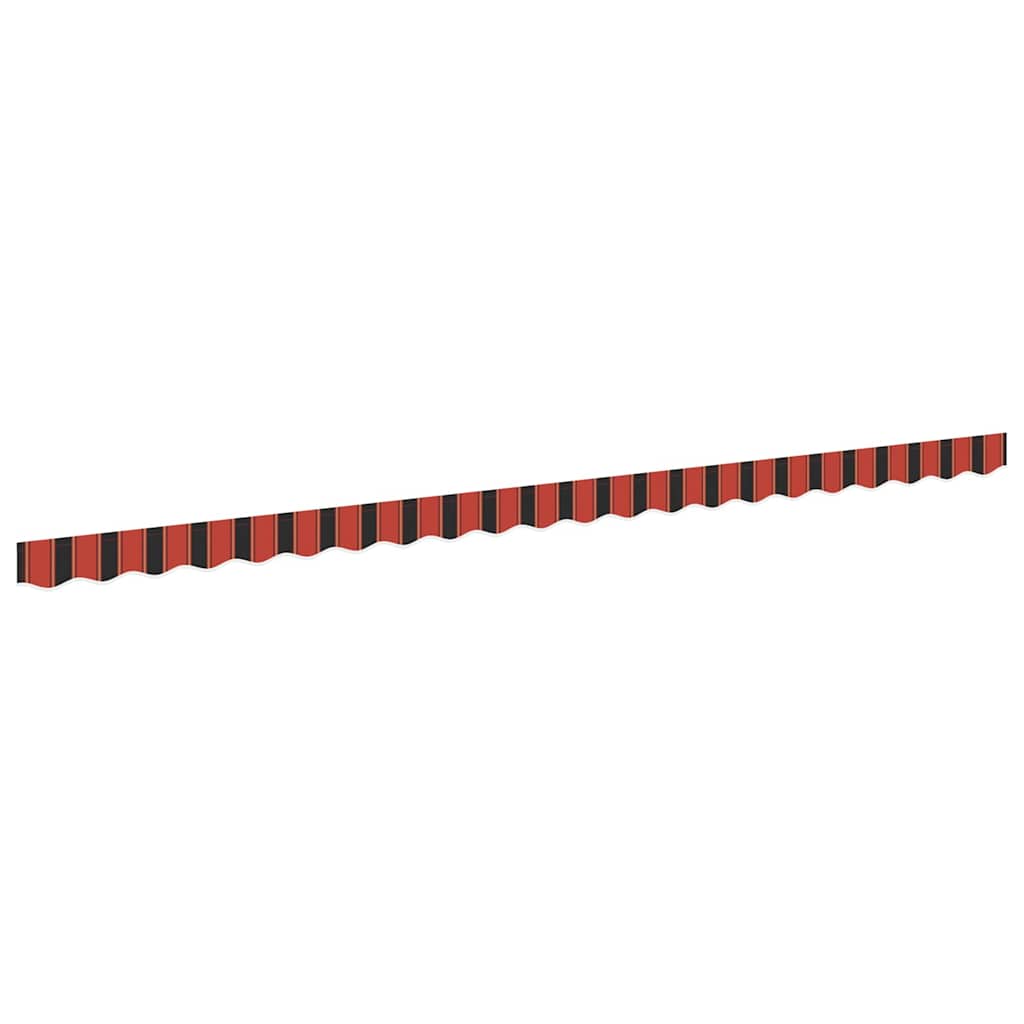 Markisekant erstatning Oransje / svart / gul 480 x 20 cm Polyester