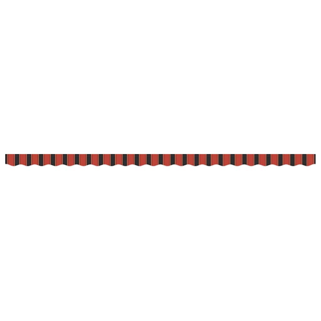 Markisekant erstatning Oransje / svart / gul 480 x 20 cm Polyester