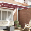 Markiseduk Burgunder 2.3 x 0.2 m Lerret