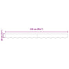 Markiseduk Svart 2.3 x 0.2 m Lerret