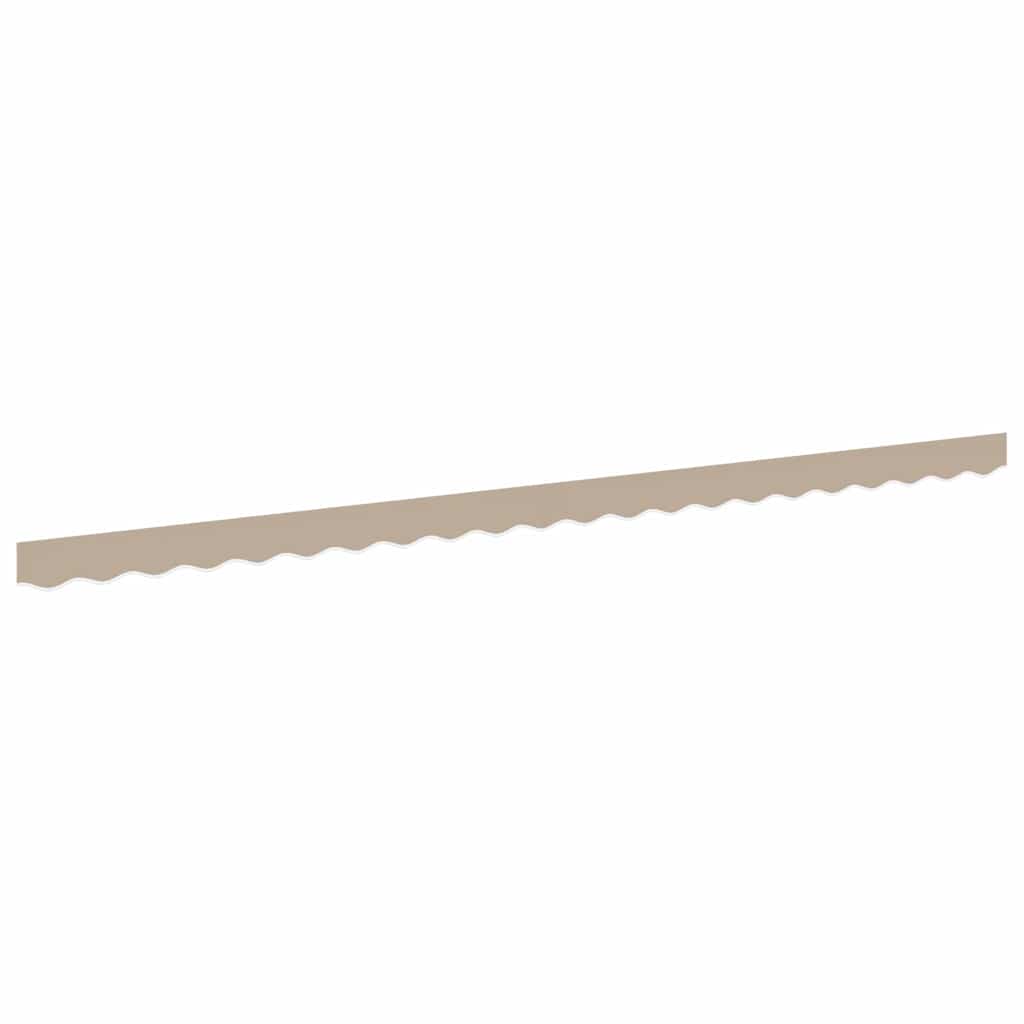 Markisekant erstatning Beige 480 x 20 cm Polyester