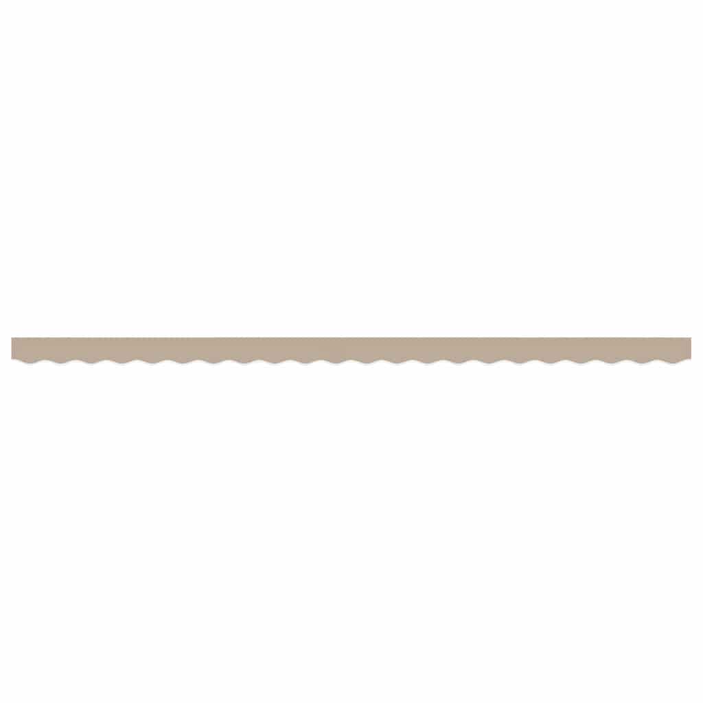 Markisekant erstatning Beige 480 x 20 cm Polyester