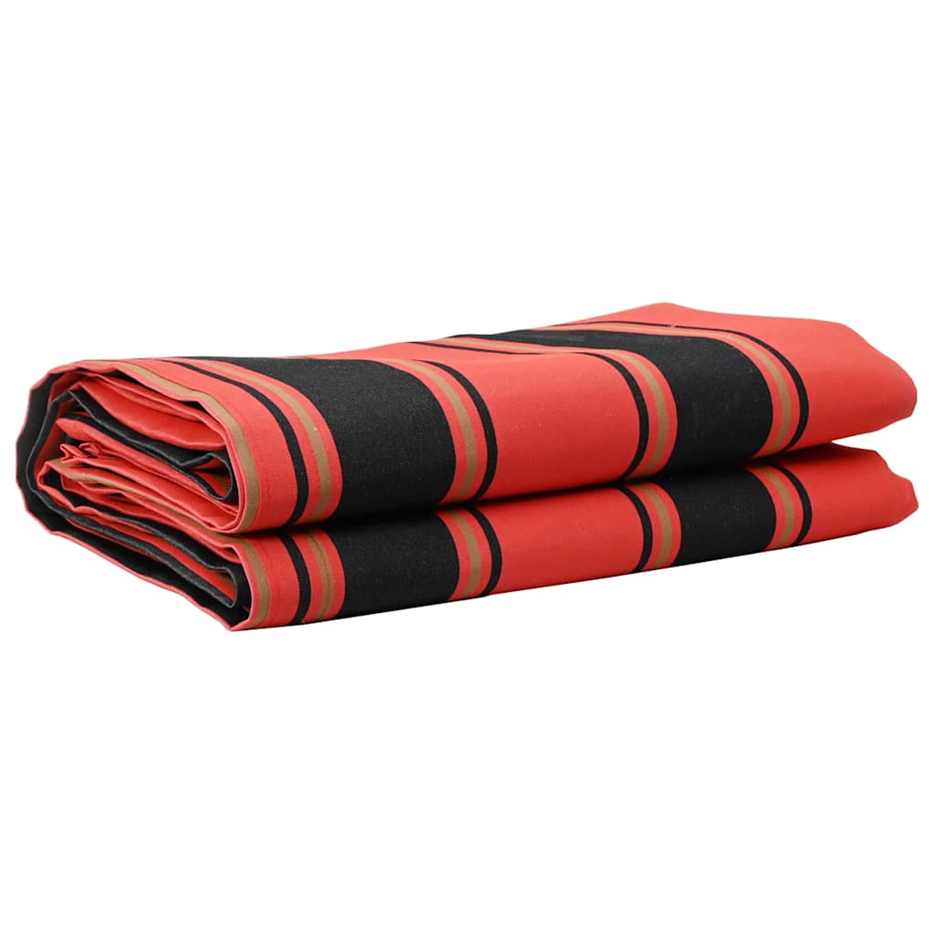 Reserveduk til markise Oransje og Svart 1000 x 160 cm Polyester