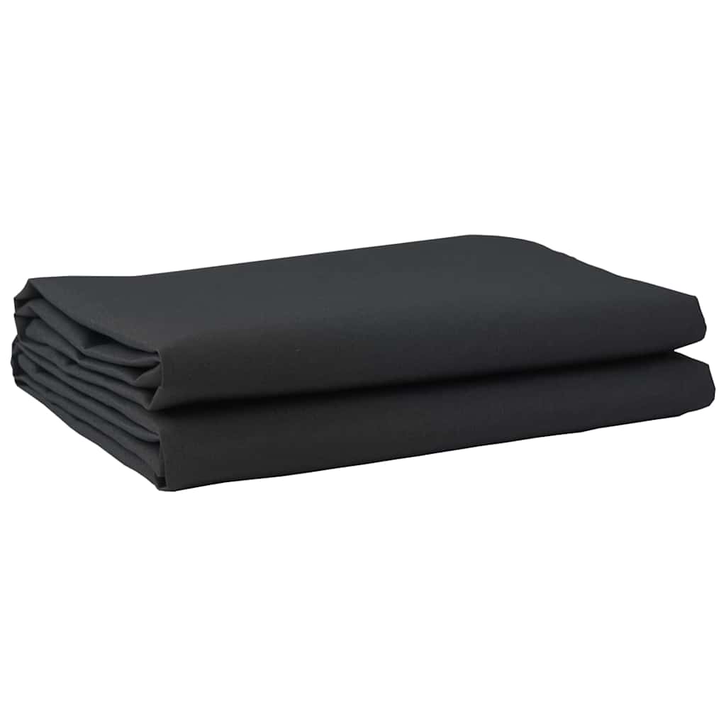Reserveduk til markise Svart 10 x 1.6 m stoff