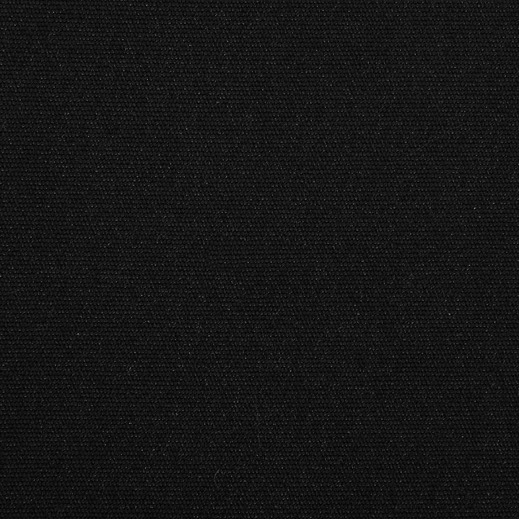 Reserveduk til markise Svart 10 x 1.6 m stoff