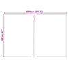 Reserveduk til markise Svart 10 x 1.6 m stoff