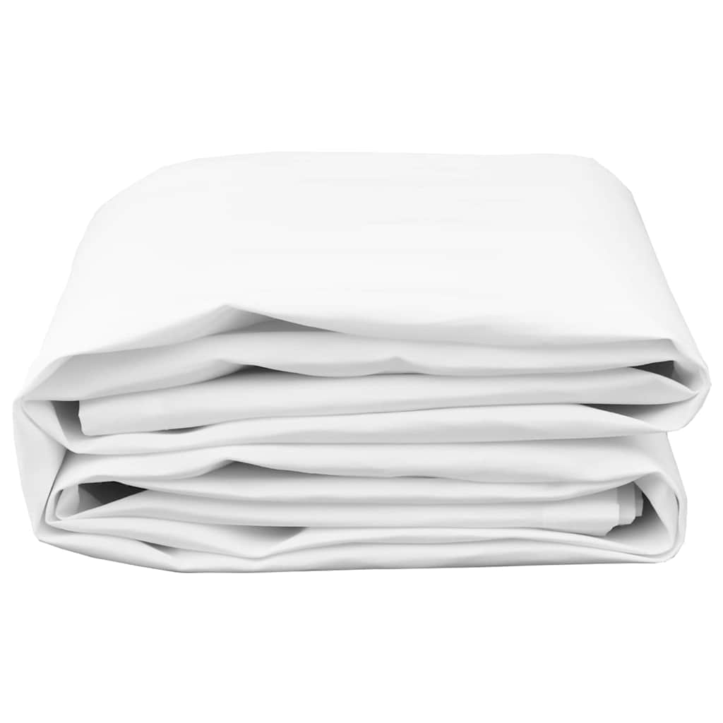 Reserveduk til markise Hvit 1000 x 160 cm Polyester
