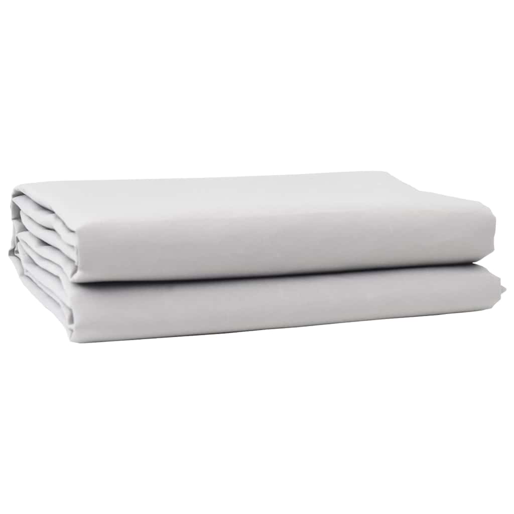 Reserveduk til markise Lysegrå 1000 x 160 cm Polyester