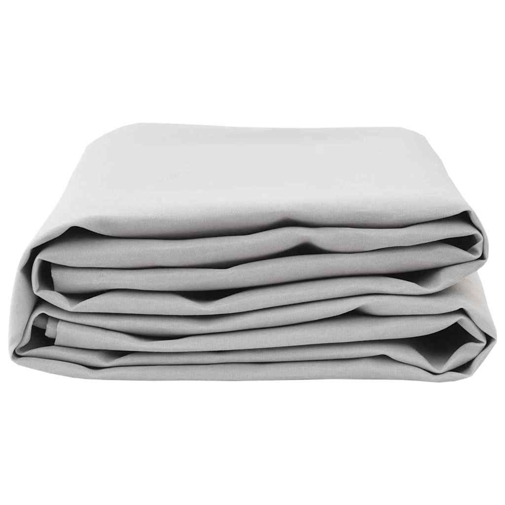 Reserveduk til markise Lysegrå 1000 x 160 cm Polyester