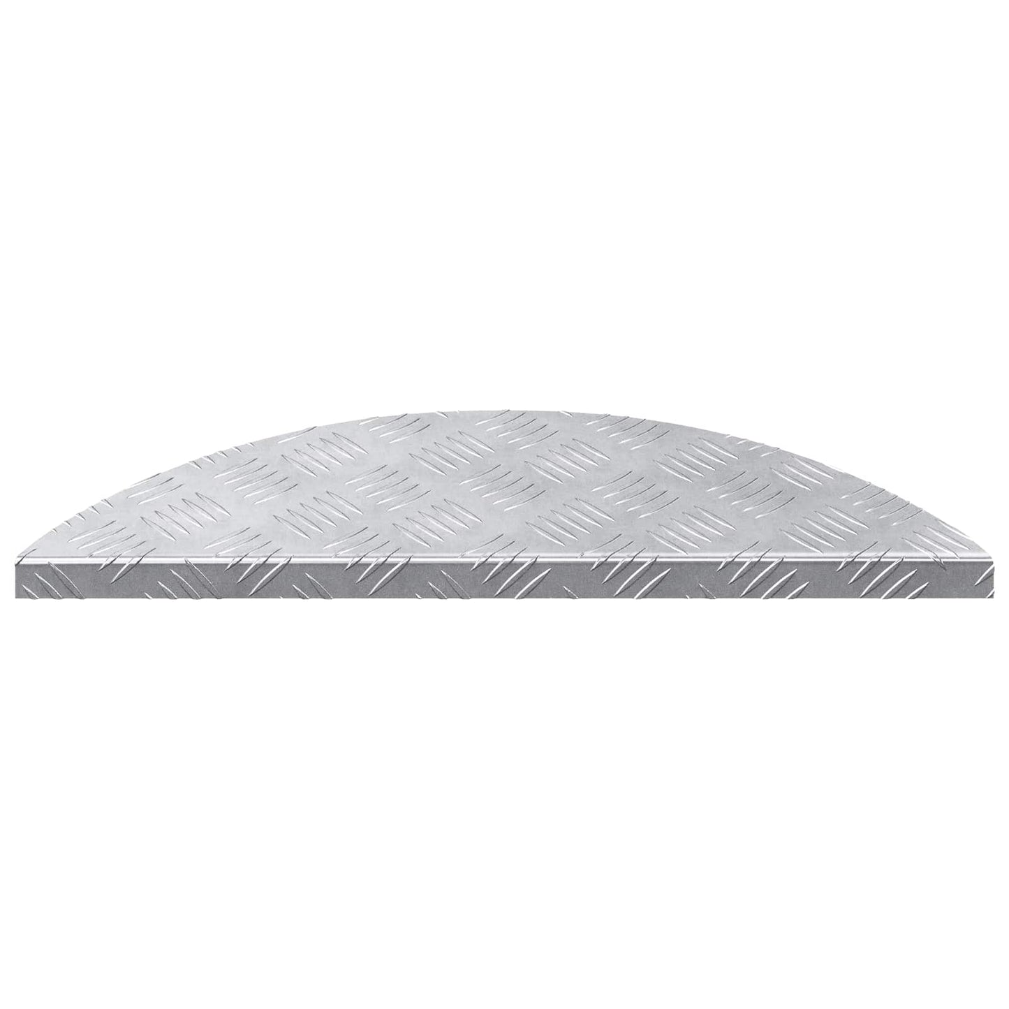 Trinn Halvmåne 5 pcs sølv 60 x 18 x 2,5 cm Aluminium