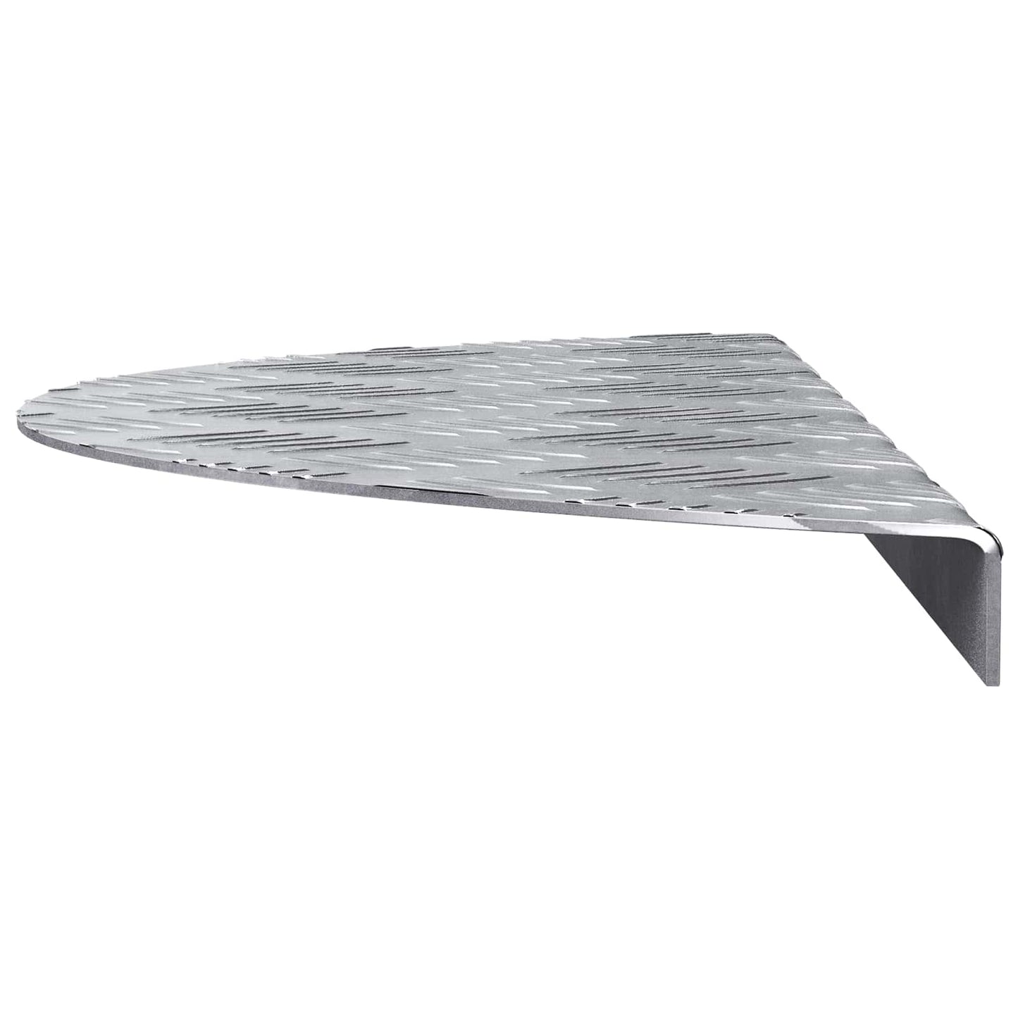 Trinn Halvmåne 5 pcs sølv 60 x 18 x 2,5 cm Aluminium