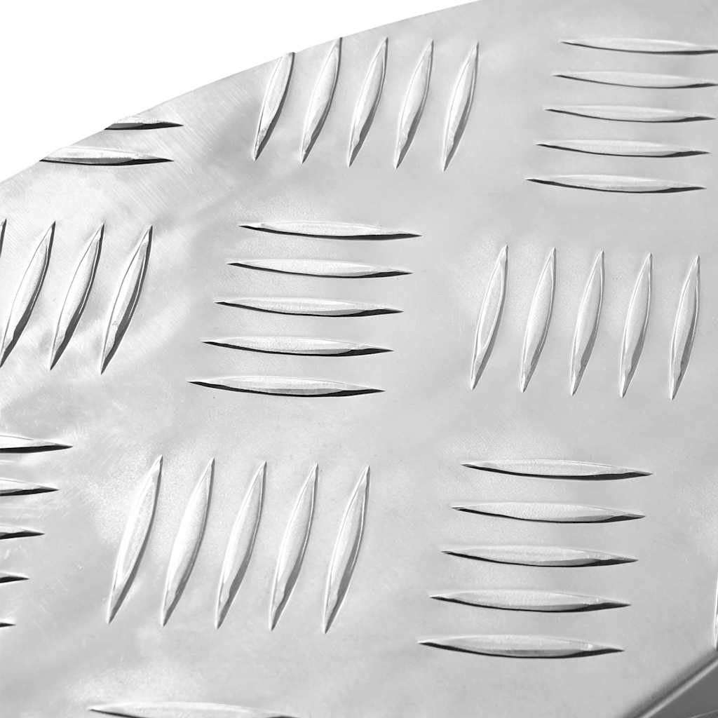 Sjekkplater 5 pcs sølv 60 x 18 cm Aluminium