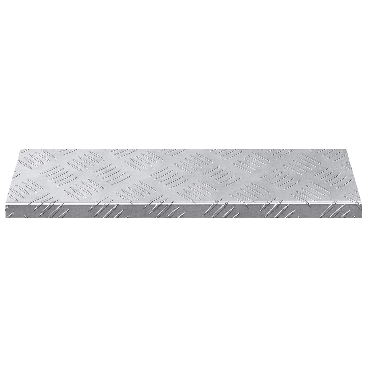 Trinn Rektangulær 5 pcs sølv 60 x 18 x 2,5 cm Aluminium
