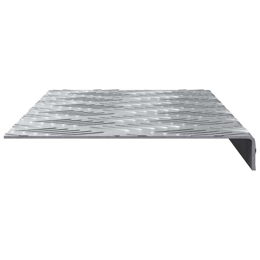 Trinn Rektangulær 10 pcs sølv 60 x 18 x 2,5 cm Aluminium