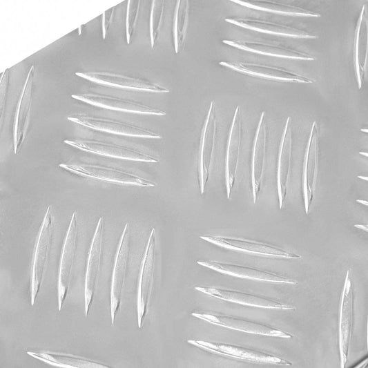 Trinn Rektangulær 15 pcs sølv 60 x 18 x 2,5 cm Aluminium