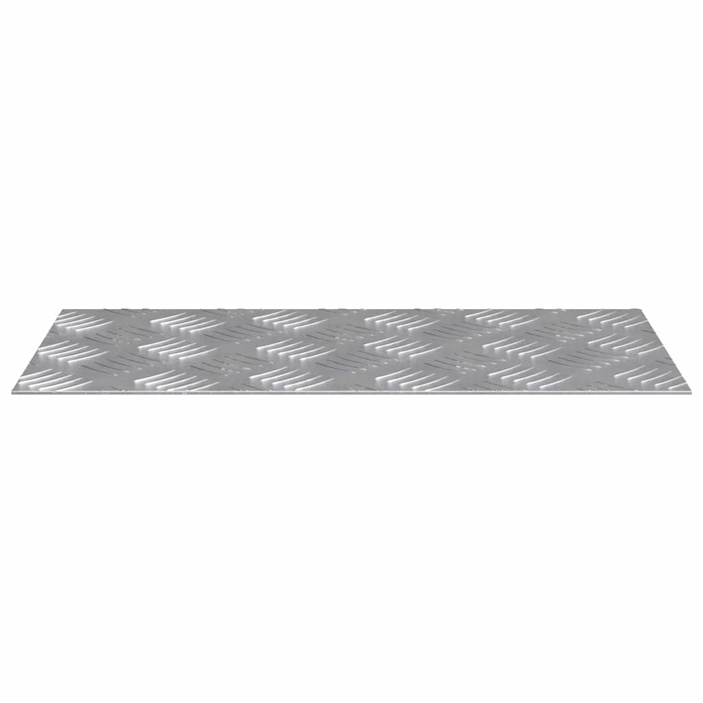 Trinn Rektangulær 2 pcs sølv 40 x 20 cm Aluminium