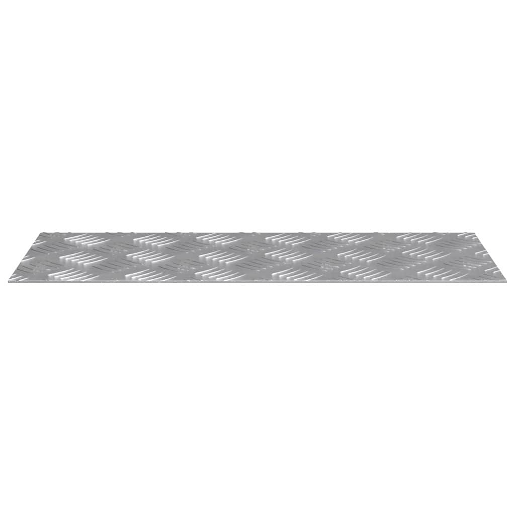 Trinn Rektangulær 4 pcs sølv 50 x 20 cm Aluminium