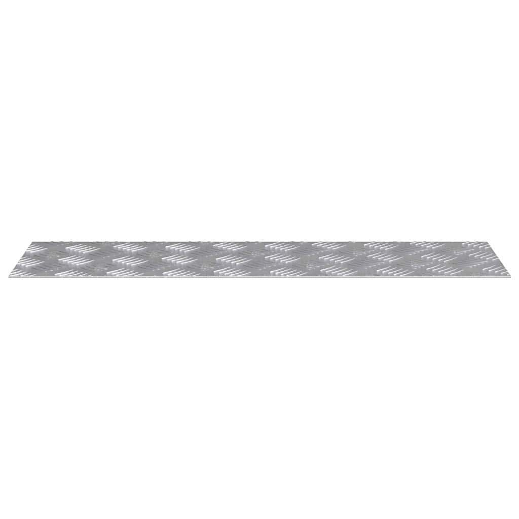 Trinn Rektangulær 2 pcs sølv 70 x 20 cm Aluminium
