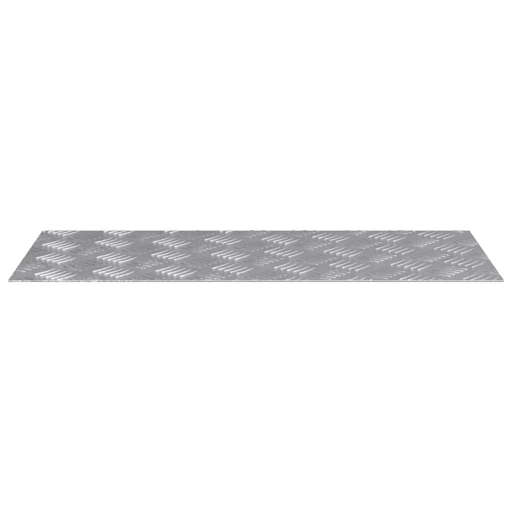Trinn Rektangulær 2 pcs sølv 70 x 30 cm Aluminium