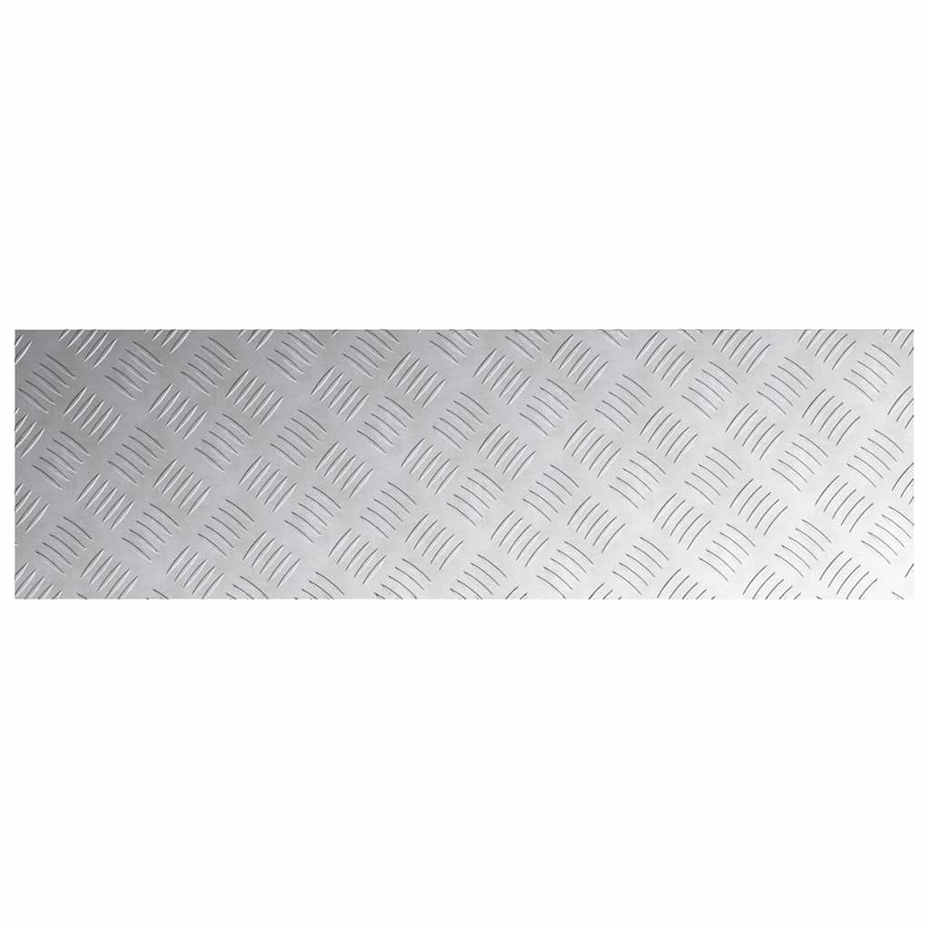 Trinn Rektangulær 2 pcs sølv 100 x 30 cm Aluminium