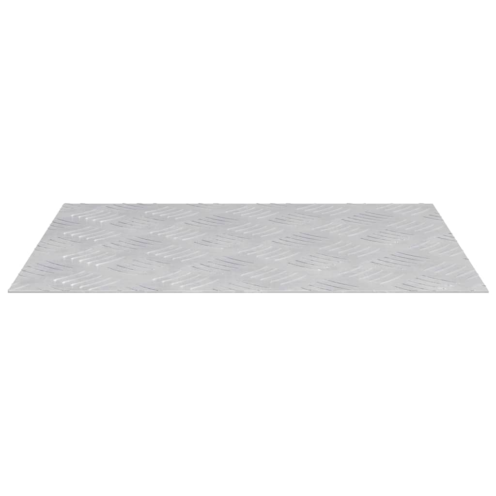 Trinn Rektangulær 2 pcs sølv 50 x 40 cm Aluminium