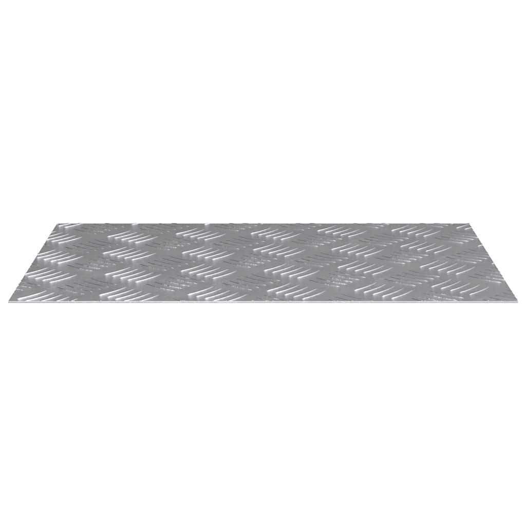 Trinn Rektangulær 4 pcs sølv 60 x 40 cm Aluminium