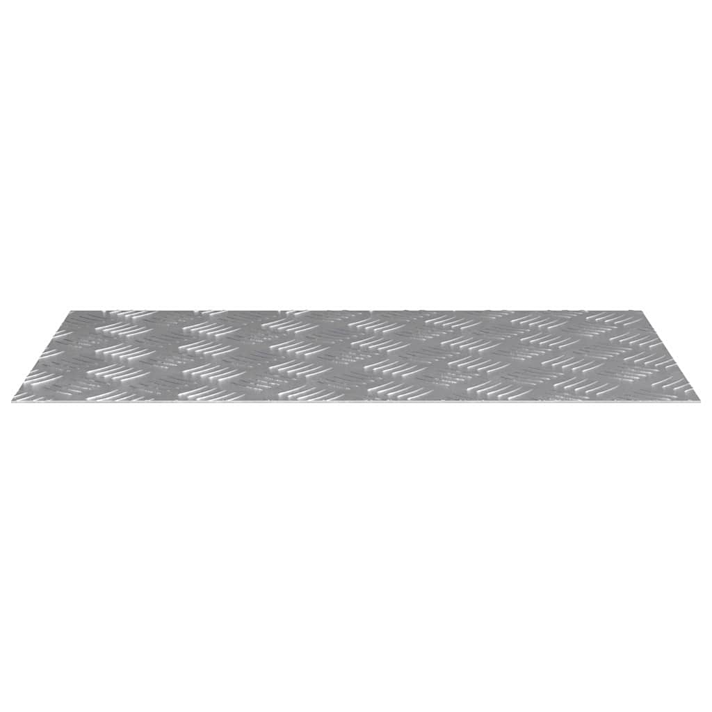 Trinn Rektangulær 2 pcs sølv 70 x 40 cm Aluminium