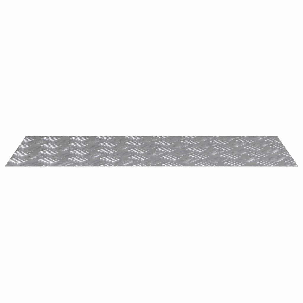 Trinn Rektangulær 2 pcs sølv 90 x 40 cm Aluminium