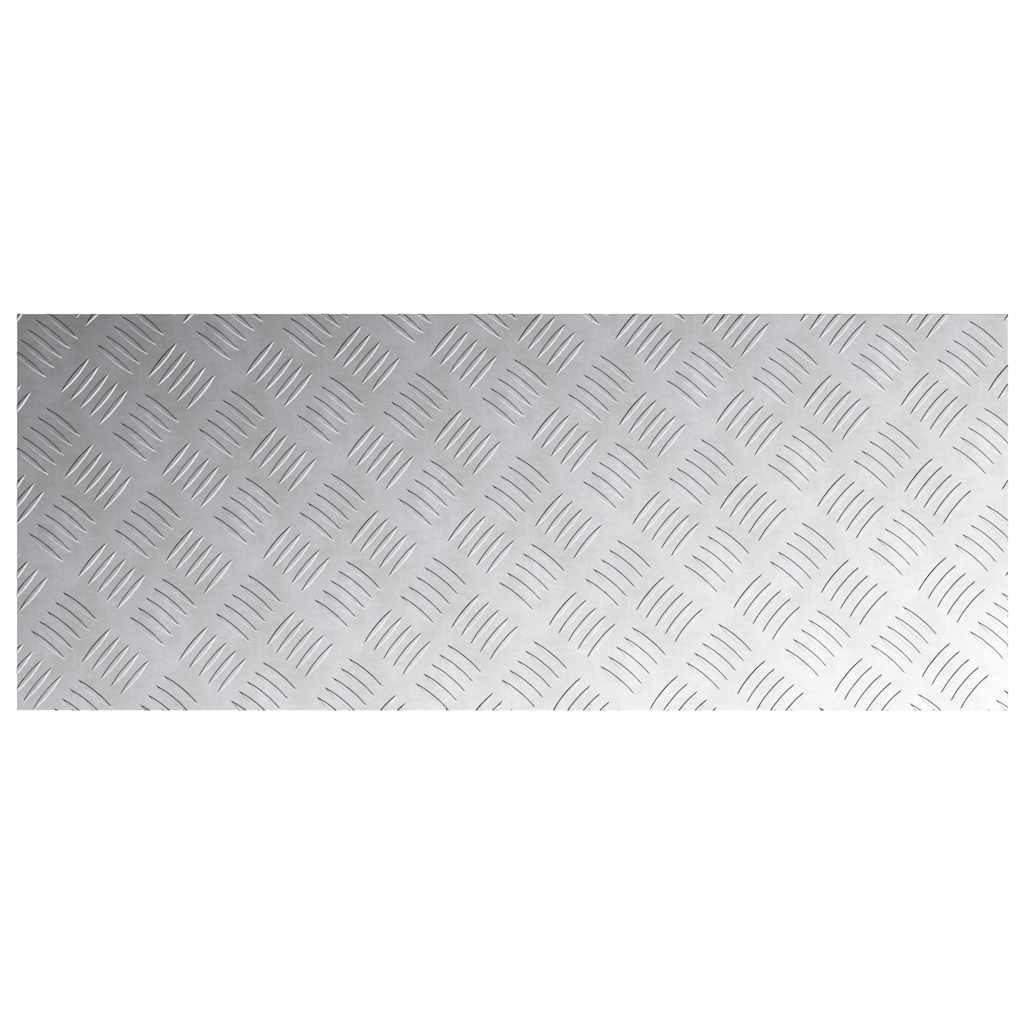 Trinn Rektangulær 2 pcs sølv 100 x 40 cm Aluminium