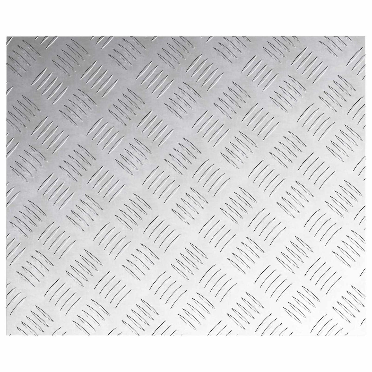 Trinn Rektangulær 4 pcs sølv 60 x 50 cm Aluminium