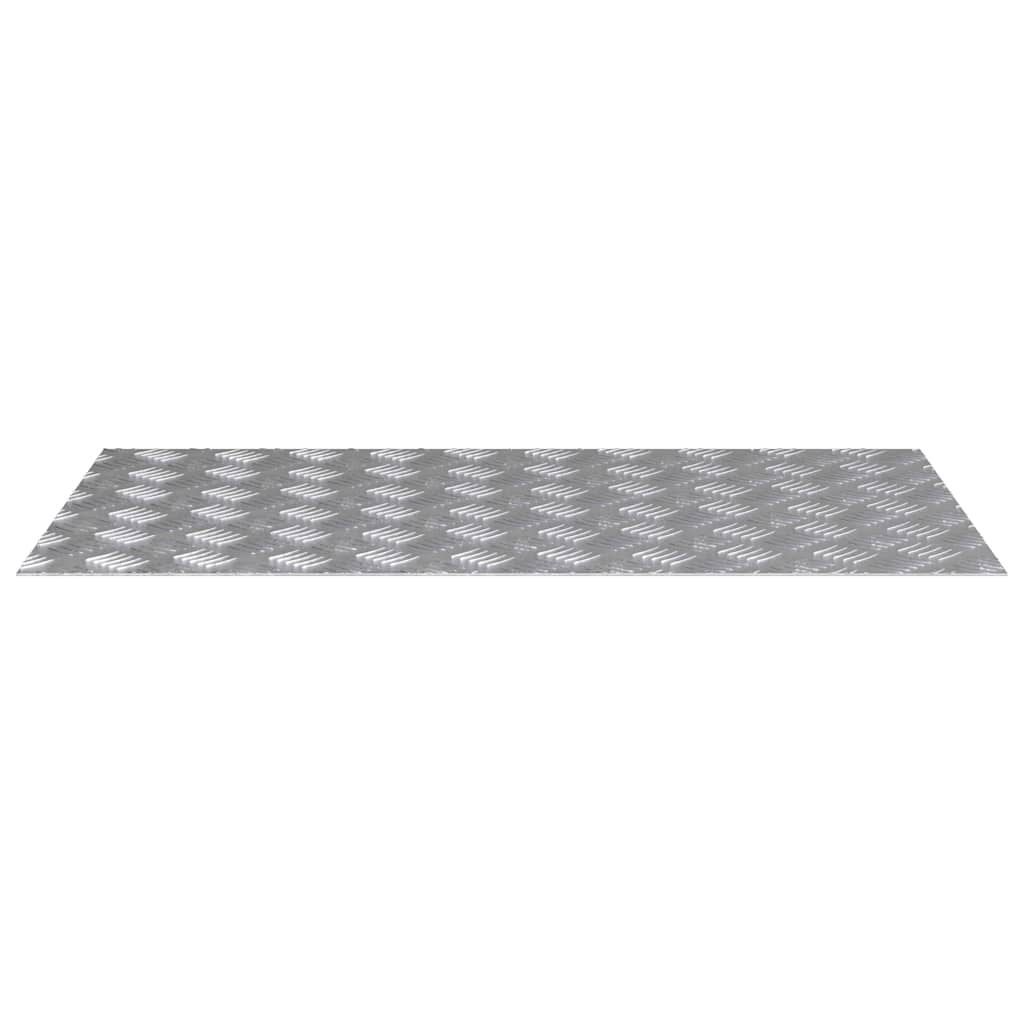 Trinn Rektangulær 2 pcs sølv 90 x 50 cm Aluminium