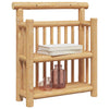 Vegghylle med hylle med lagring Brun 40 x 13 x 44 cm Bambus