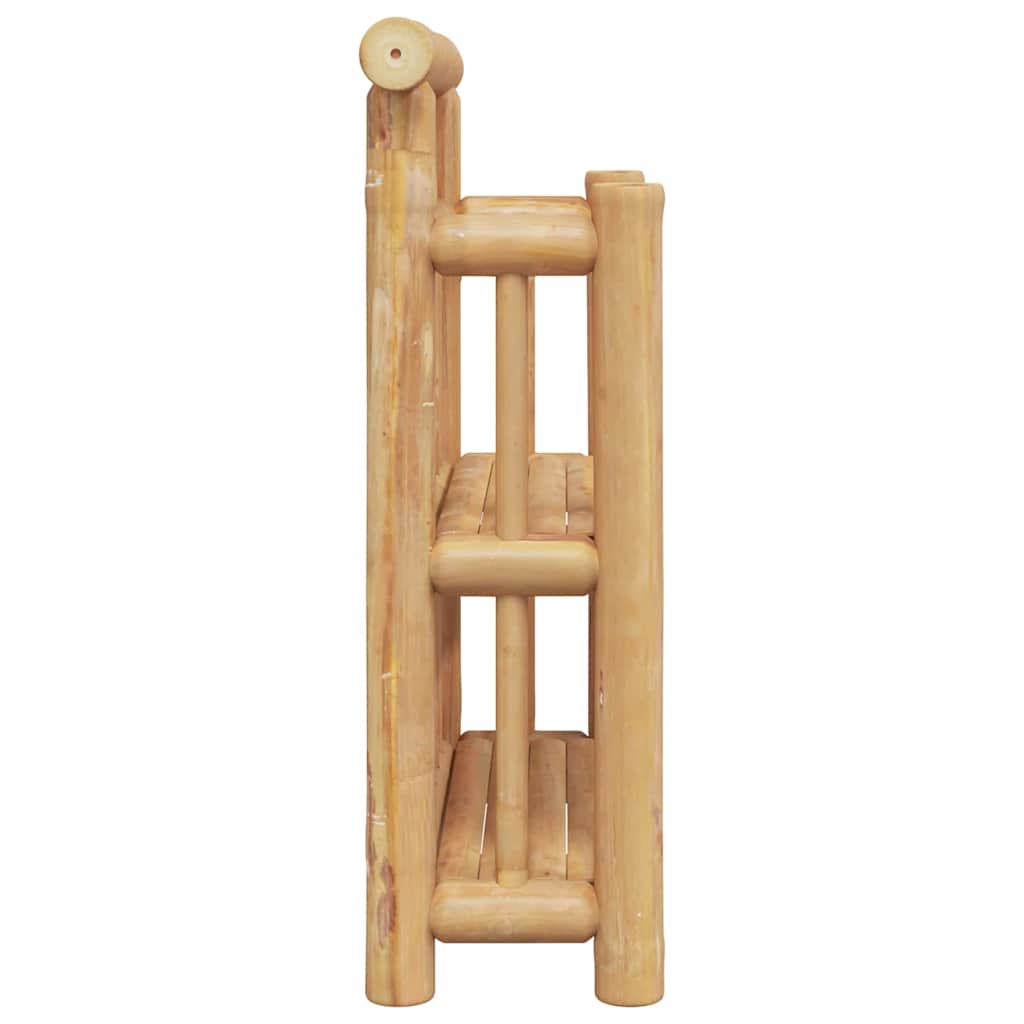 Vegghylle med hylle med lagring Brun 40 x 13 x 44 cm Bambus