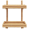 Vegghylle med hylle Veggmontert Brun 45 x 26 x 60 cm Bambus