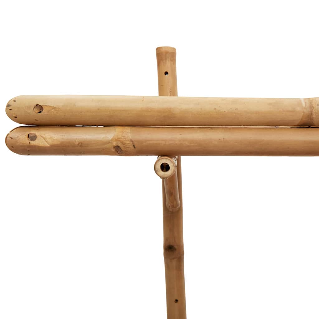 Vegghylle med hylle Veggmontert Brun 100 x 26 x 60 cm Bambus