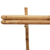 Vegghylle med hylle Veggmontert Brun 100 x 26 x 60 cm Bambus