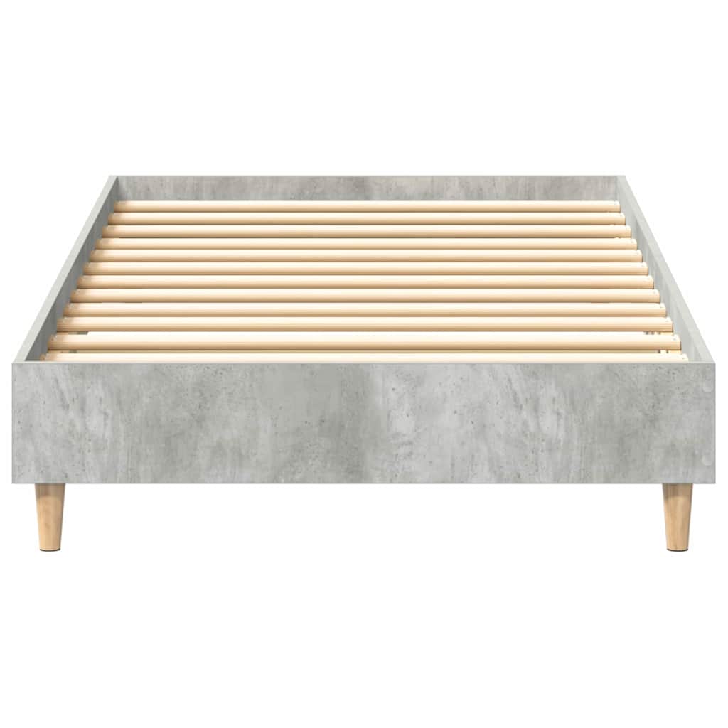 Sengestamme Betonggrå 90 x 200 cm Konstruert tre