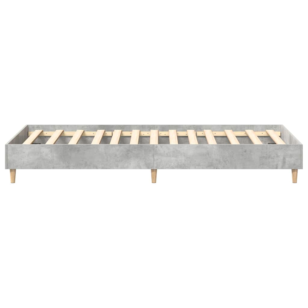 Sengestamme Betonggrå 90 x 200 cm Konstruert tre