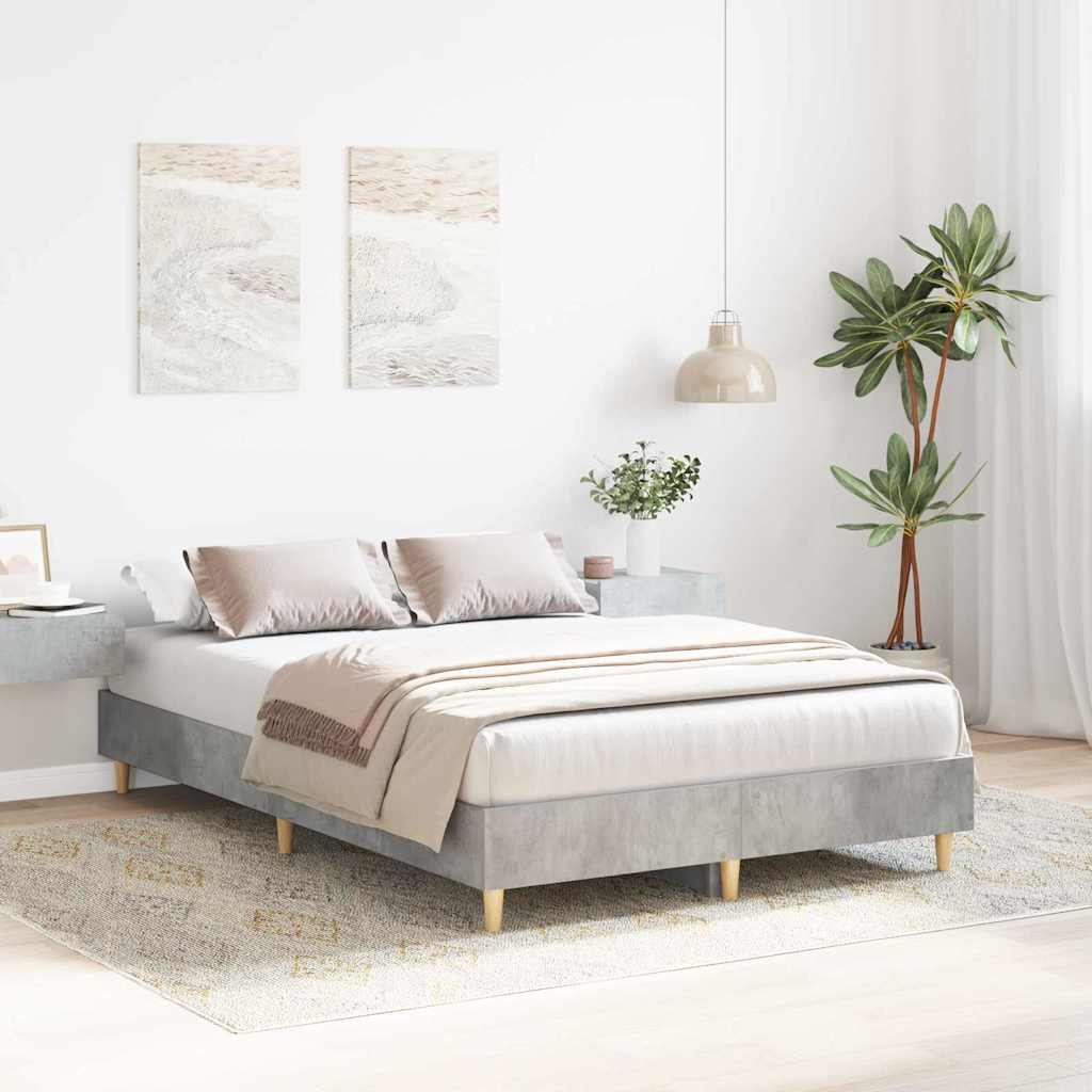 Sengestamme Betonggrå 120 x 190 cm Konstruert tre