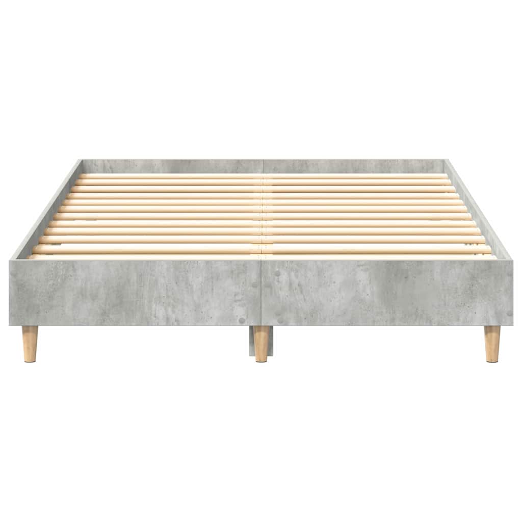 Sengestamme Betonggrå 193 x 123 x 25 cm Konstruert tre
