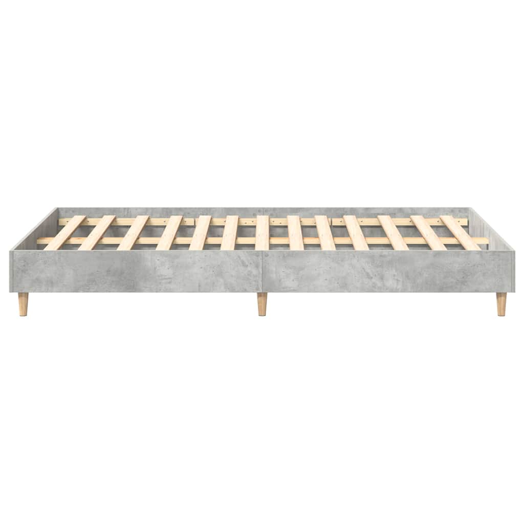 Sengestamme Betonggrå 120 x 190 cm Konstruert tre