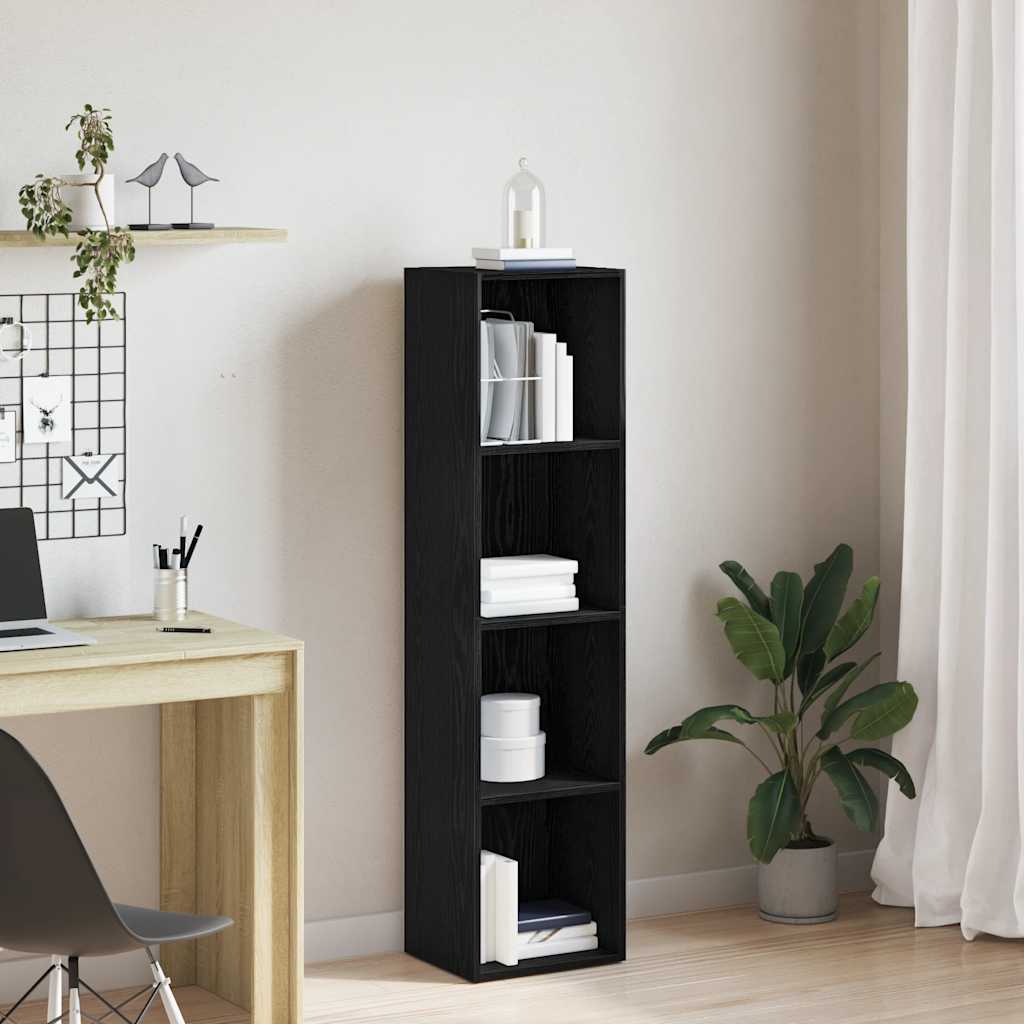 | Bokskap | Svart Eik 36 x 30 x 143 cm Konstruert tre