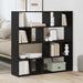 Bokskap/romdeler svart eik 105x24x102 cm