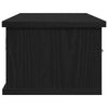 Veggskap med skuff Svart eik 60 x 26 x 18.5 cm Konstruert tre